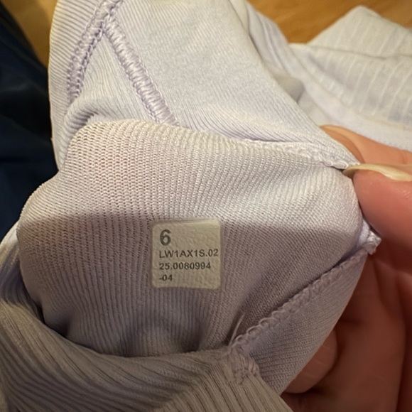 Lululemon Matching Set Lavender Frost Shake It Out Shorts & Ebb to Street Tank - Picture 4 of 9